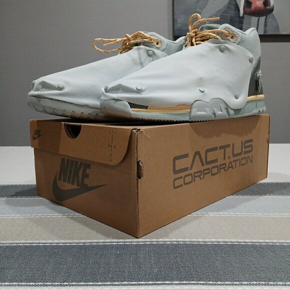 Nike Air Trainer 1 SP Cactus Jack X Travis Scott Grey Haze Sz 10 Men - Picture 5 of 7